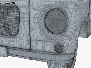 Generic Retro Light Duty Truck M 1 Modelo 3D