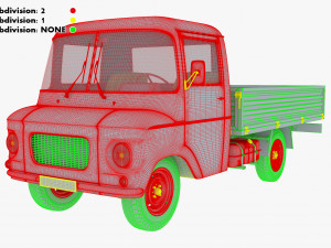 Generic Retro Light Duty Truck M 1 Modelo 3D