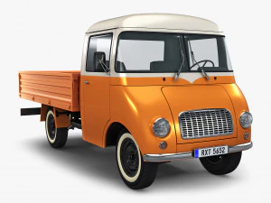 Generic Retro Light Duty Truck M 2 3D Model