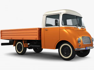 Generic Retro Light Duty Truck M 2 3D Model