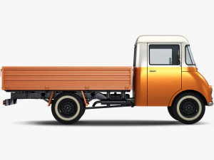 Generic Retro Light Duty Truck M 2 3D Model