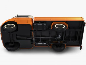 Generic Retro Light Duty Truck M 2 3D Model