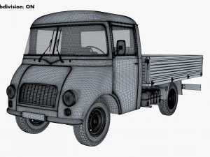 Generic Retro Light Duty Truck M 2 3D Model