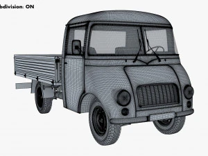 Generic Retro Light Duty Truck M 2 3D Model