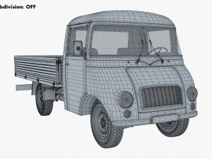 Generic Retro Light Duty Truck M 2 3D Model