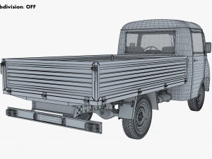 Generic Retro Light Duty Truck M 2 3D Model