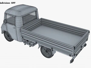 Generic Retro Light Duty Truck M 2 3D Model