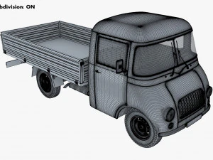 Generic Retro Light Duty Truck M 2 3D Model