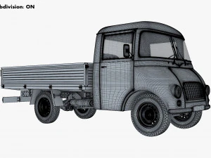 Generic Retro Light Duty Truck M 2 3D Model
