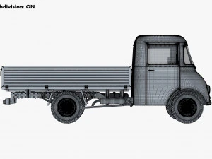 Generic Retro Light Duty Truck M 2 3D Model