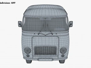 Generic Retro Light Duty Truck M 2 3D Model