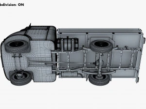 Generic Retro Light Duty Truck M 2 3D Model