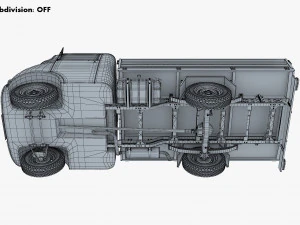 Generic Retro Light Duty Truck M 2 3D Model
