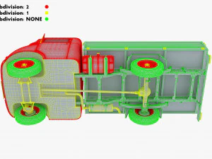 Generic Retro Light Duty Truck M 2 3D Model