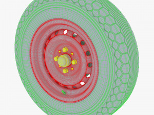 Car Wheel M 1 3D Модель