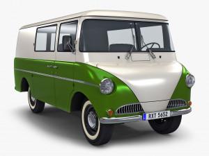 Generic Retro Cargo Van M 1 3D-Modell