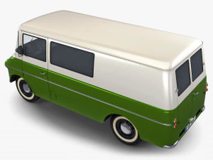 Generic Retro Cargo Van M 1 3D Model