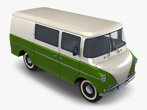 Generic Retro Cargo Van M 1 3D-Modell