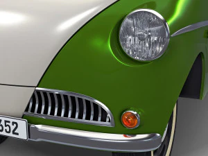 Generic Retro Cargo Van M 1 3D Model