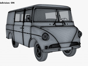 Generic Retro Cargo Van M 1 3D-Modell
