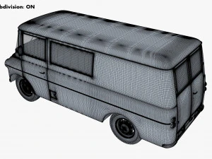 Generic Retro Cargo Van M 1 3D Model