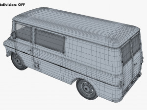 Generic Retro Cargo Van M 1 3D-Modell
