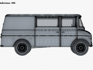 Generic Retro Cargo Van M 1 3D-Modell
