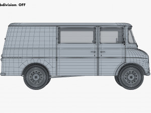 Generic Retro Cargo Van M 1 3D-Modell