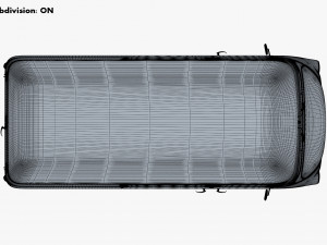 Generic Retro Cargo Van M 1 3D-Modell