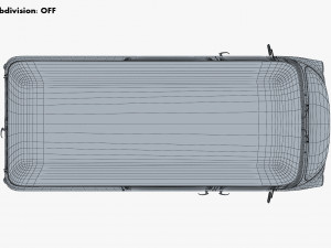 Generic Retro Cargo Van M 1 3D-Modell