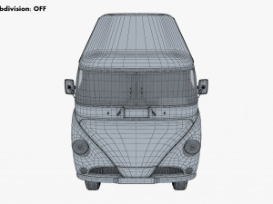 Generic Retro Cargo Van M 1 3D-Modell