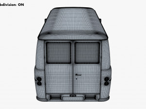 Generic Retro Cargo Van M 1 3D-Modell
