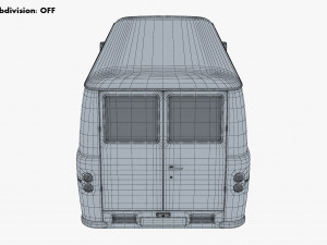 Generic Retro Cargo Van M 1 3D-Modell