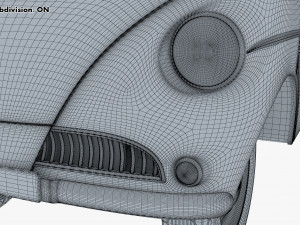 Generic Retro Cargo Van M 1 3D-Modell