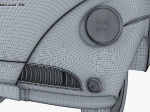 Generic Retro Cargo Van M 1 3D Model