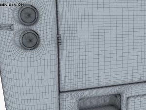 Generic Retro Cargo Van M 1 3D Model