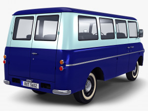 Generic Retro Passenger Van M 1 Modelo 3D