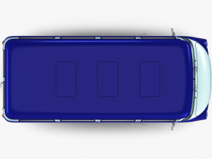 Generic Retro Passenger Van M 1 Modelo 3D