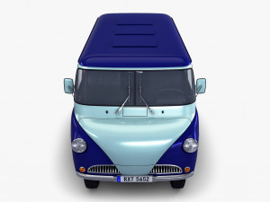 Generic Retro Passenger Van M 1 Modelo 3D