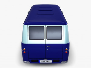Generic Retro Passenger Van M 1 Modelo 3D