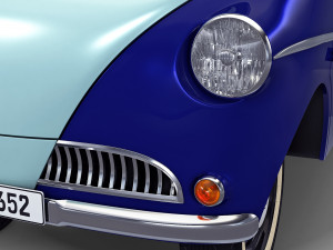 Generic Retro Passenger Van M 1 Modelo 3D
