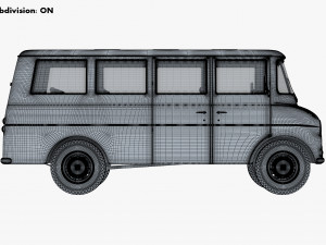 Generic Retro Passenger Van M 1 Modelo 3D