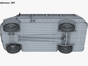 Generic Retro Passenger Van M 1 Modelo 3D