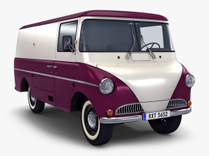 Generic Retro Cargo Van M 2 Modelo 3D