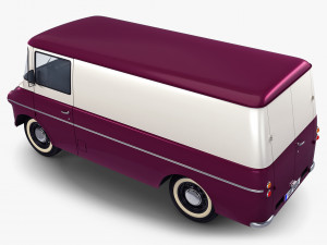 Generic Retro Cargo Van M 2 Modelo 3D