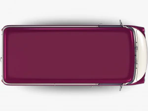 Generic Retro Cargo Van M 2 3D Model