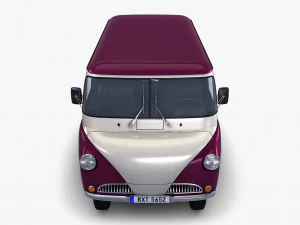 Generic Retro Cargo Van M 2 3D Model