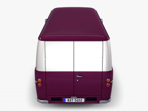 Generic Retro Cargo Van M 2 Modelo 3D