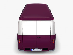 Generic Retro Cargo Van M 2 3D Model