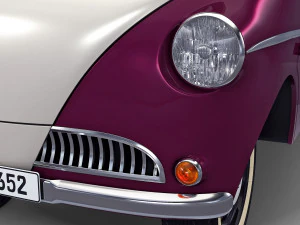 Generic Retro Cargo Van M 2 3D Model